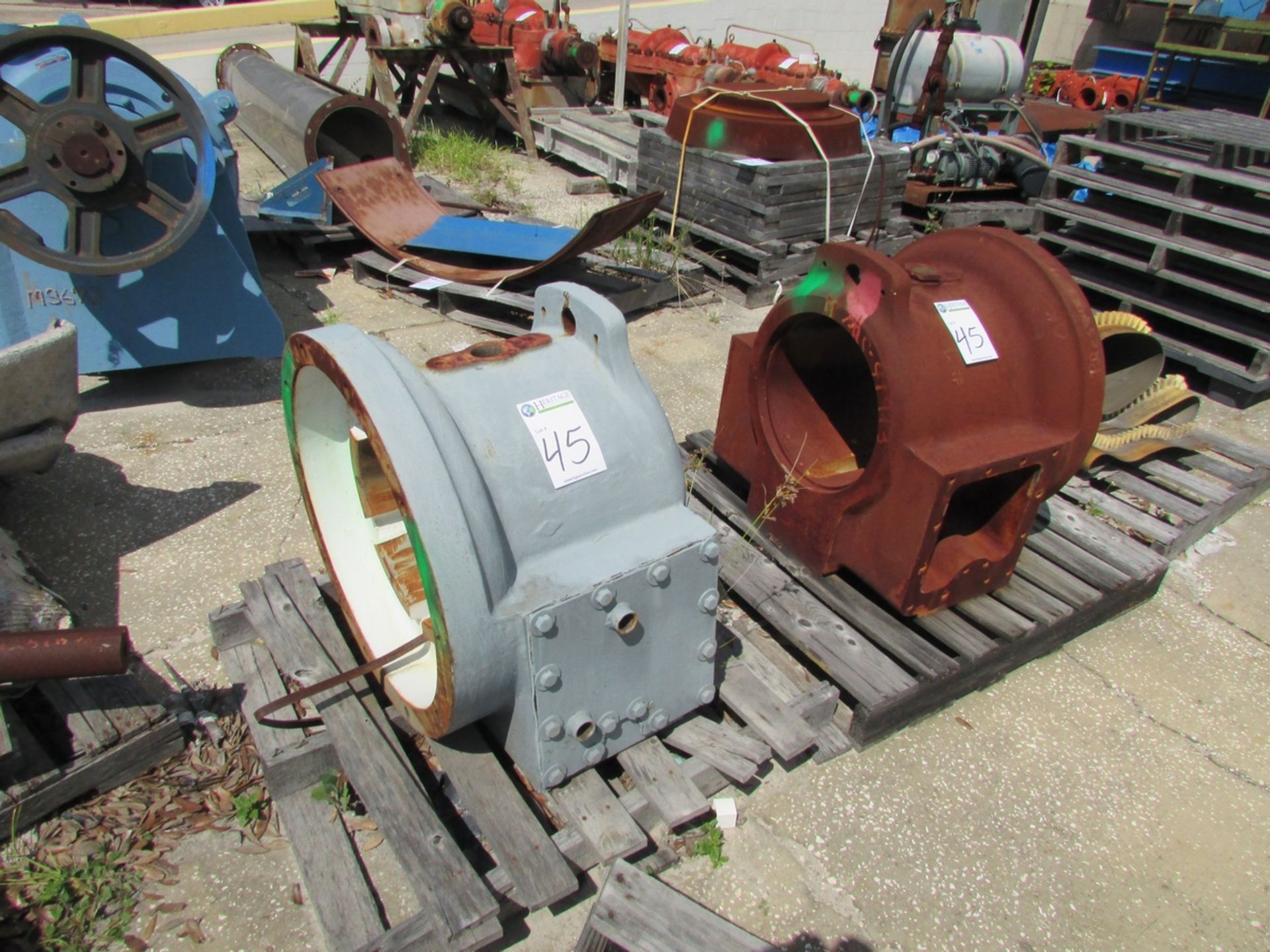 Assorted Pump Housings, Shafts, and Parts. To Include (2) HOUSING ASSY FOR METSO MINERALS