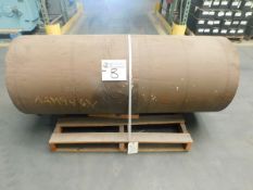 Conveyor Drum - 63"Width Face x 24" Diameter, 1/2" Diamond Lagging, CS, 1.5" Thick End Disc, XT60