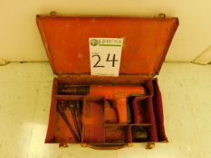 Hilti DX350 Hilti Powder Actuated Nail Gun in original tool case. Separate Tool Box containing