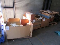 Lot: (4) Pallets of Assorted Spare Parts. To Include Westfalia 3212-1024-00 Centrifuge Oil Sump,