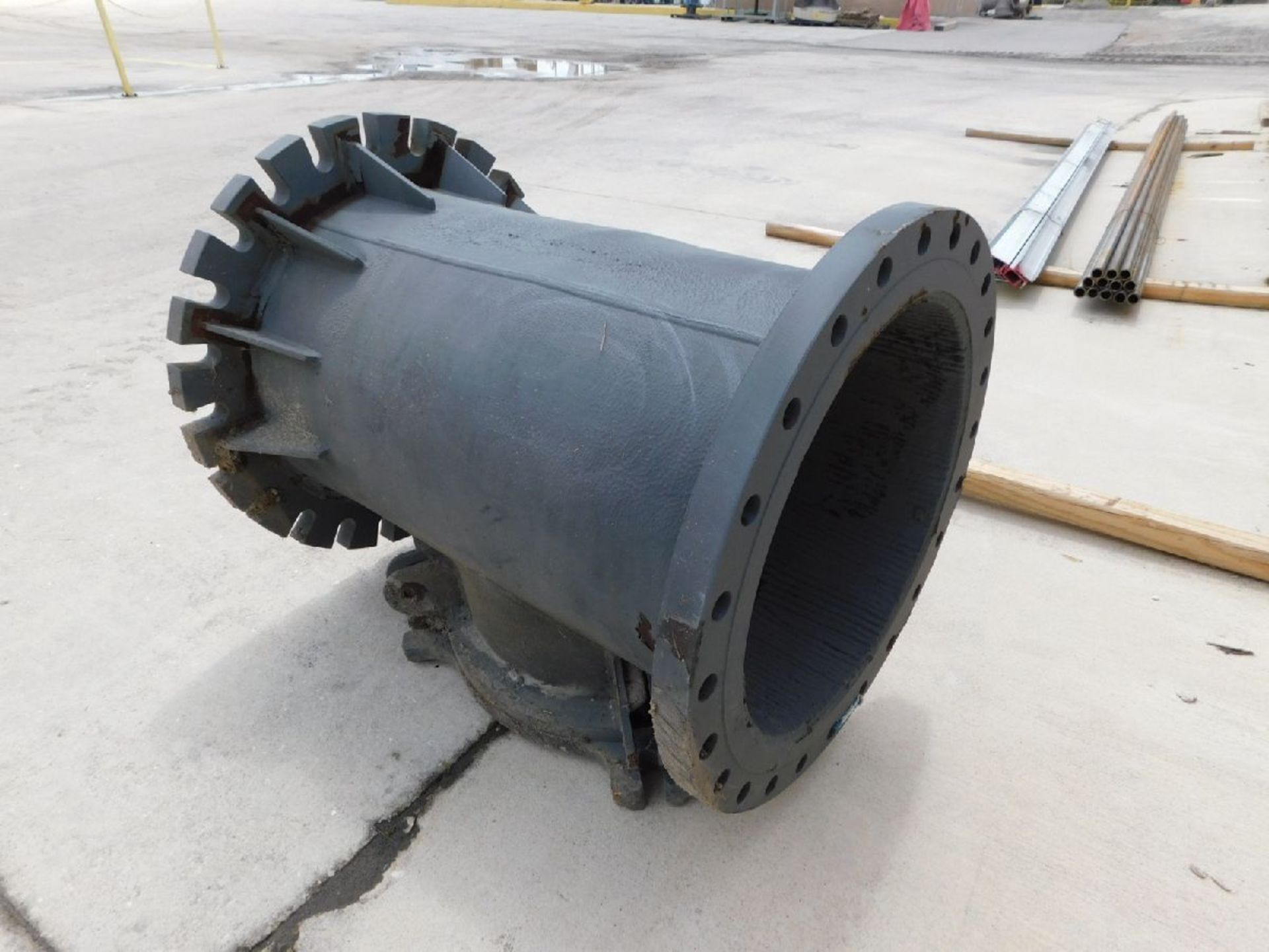 Pipe Assembly, Clean Out, 44.125"L x 36"W x 38"Tall, 1449LBS, For DSC Dredge Inc., Dredge Duct - Image 3 of 4