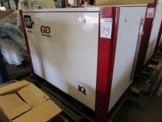 Gardner Denver BPB99A Enclosed Blower Unit. 25HP, 400CFM, 8PSIG, 350F Max Discharge Temp, 460V, 3PH,