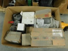 Lot: (Approx. 72 Items) Electrical/Electronic Service Parts in Gaylord Box #2. *Please review