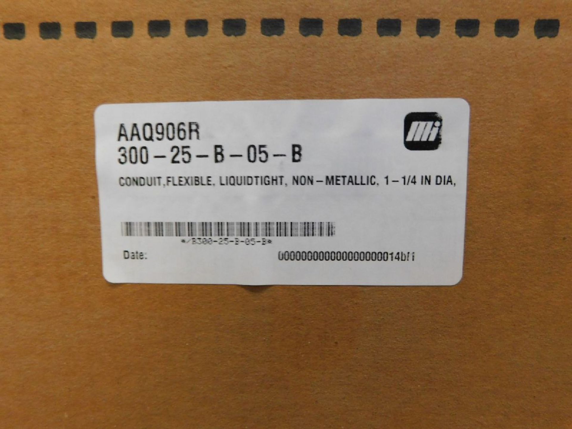 Flexible Conduit, Liquid Tight, Non-Metallic, 1.25" x 100'L, PVC Jacketed, Commercial Grade. Asset