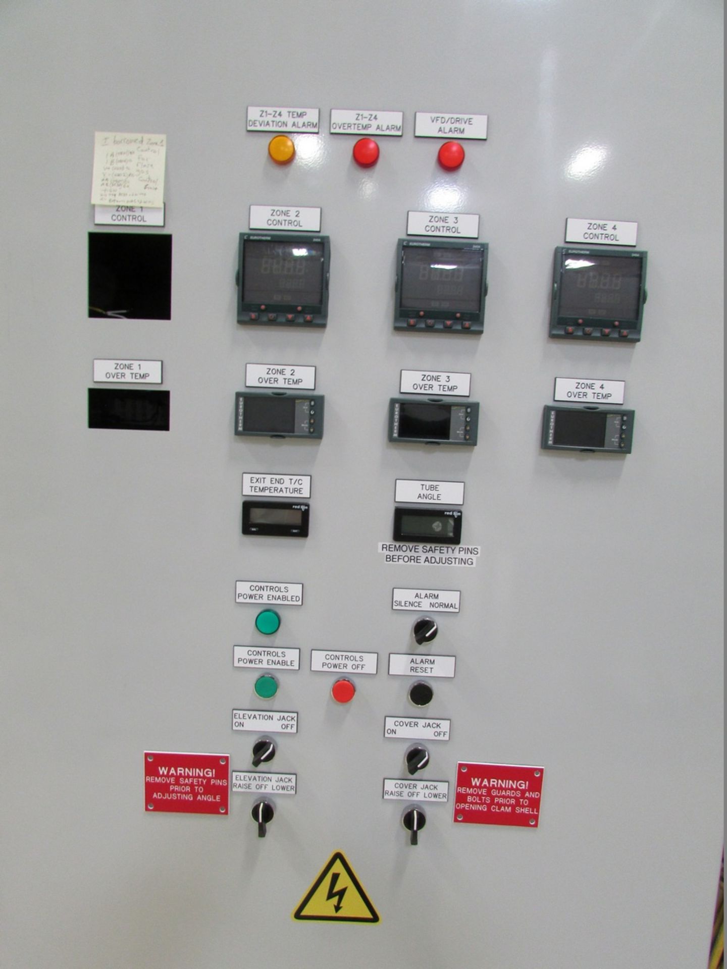 Harper International NE-10D90-RTA-WC-1050 1050°C Rotary Tube Furnace with Servolift 200L 500Lbs - Image 25 of 29