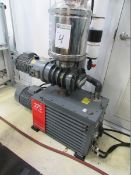 Edwards A36703982R Rotary Vane Dual Stage Mechanical Vacuum Pump with (1) 8.5KW Electric Drive, (