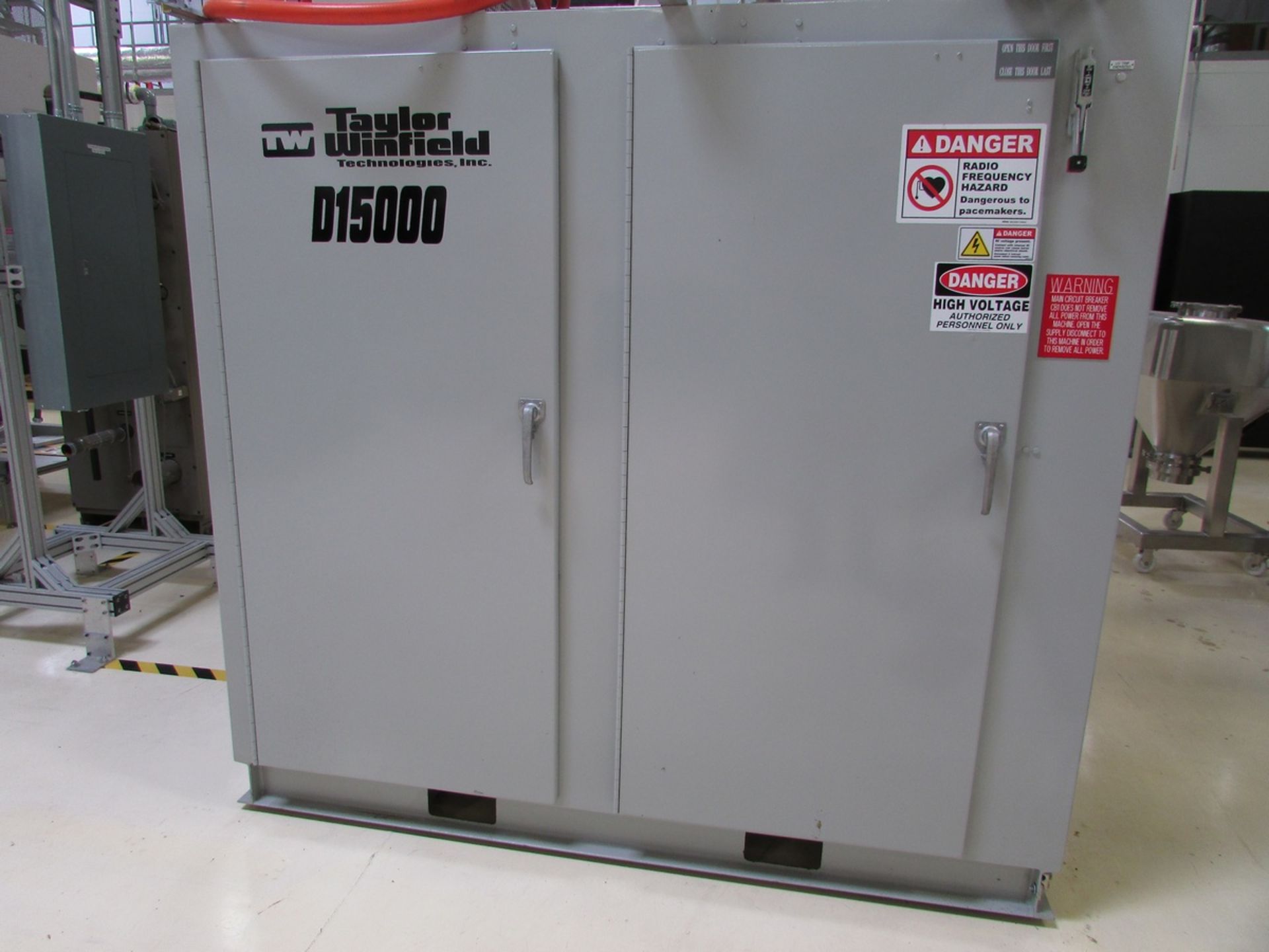 Taylor Winfield Technologies D15000 Induction Generator 480V 470A 390KVA 60Hz 3PH Input, 150KW 3- - Image 6 of 28