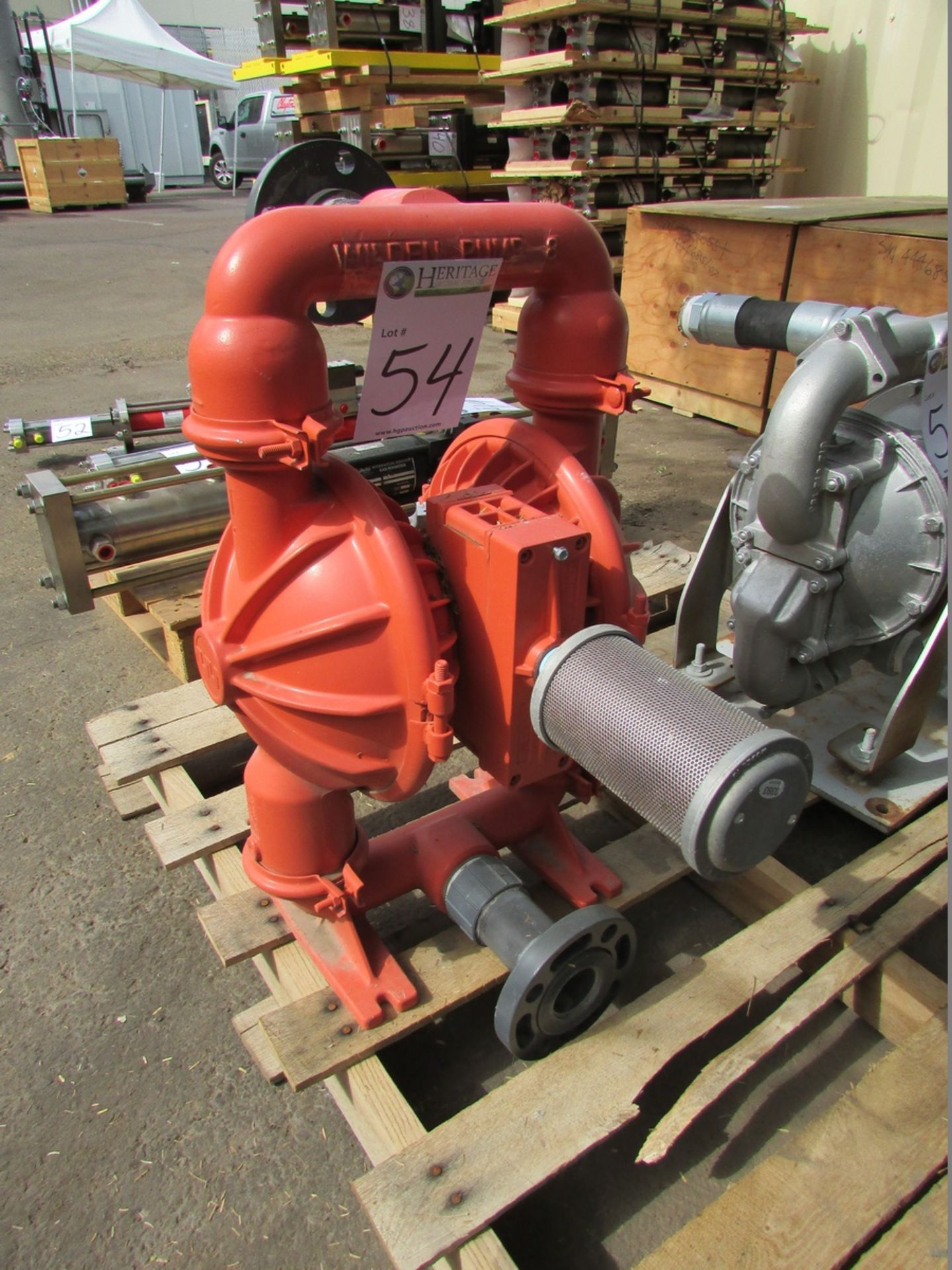 Wilden Pumps 08-5000-01 Diaphragm Pump 2" Outlet/ Inlet. Asset Located in Chandler, AZ 85226.