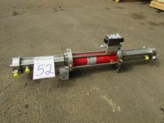 Maximator HDLE 15D Hydraulic Drive Gas Booster 1:2.09 Pressure Ratio. Asset Located in Chandler,