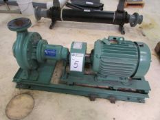 Water Circulation System with (1) 15HP Taco F12511E2HAJ1L0A Electric Pump with 11.25" Impeller, (1)