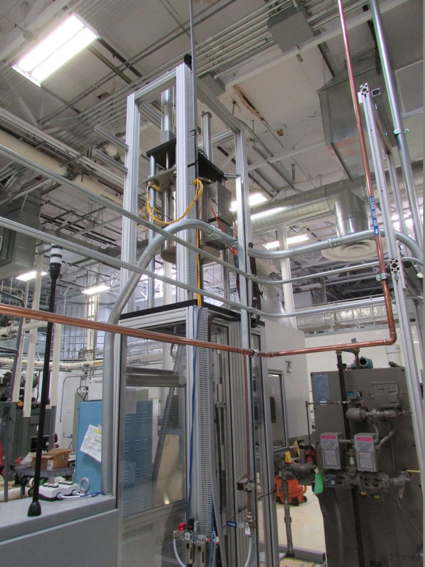 Advantek Engineering 1850Kg Rod, Tube and Ribbon Glass Extrusion Tower and Fiber Optic Draw Tower - Image 9 of 29