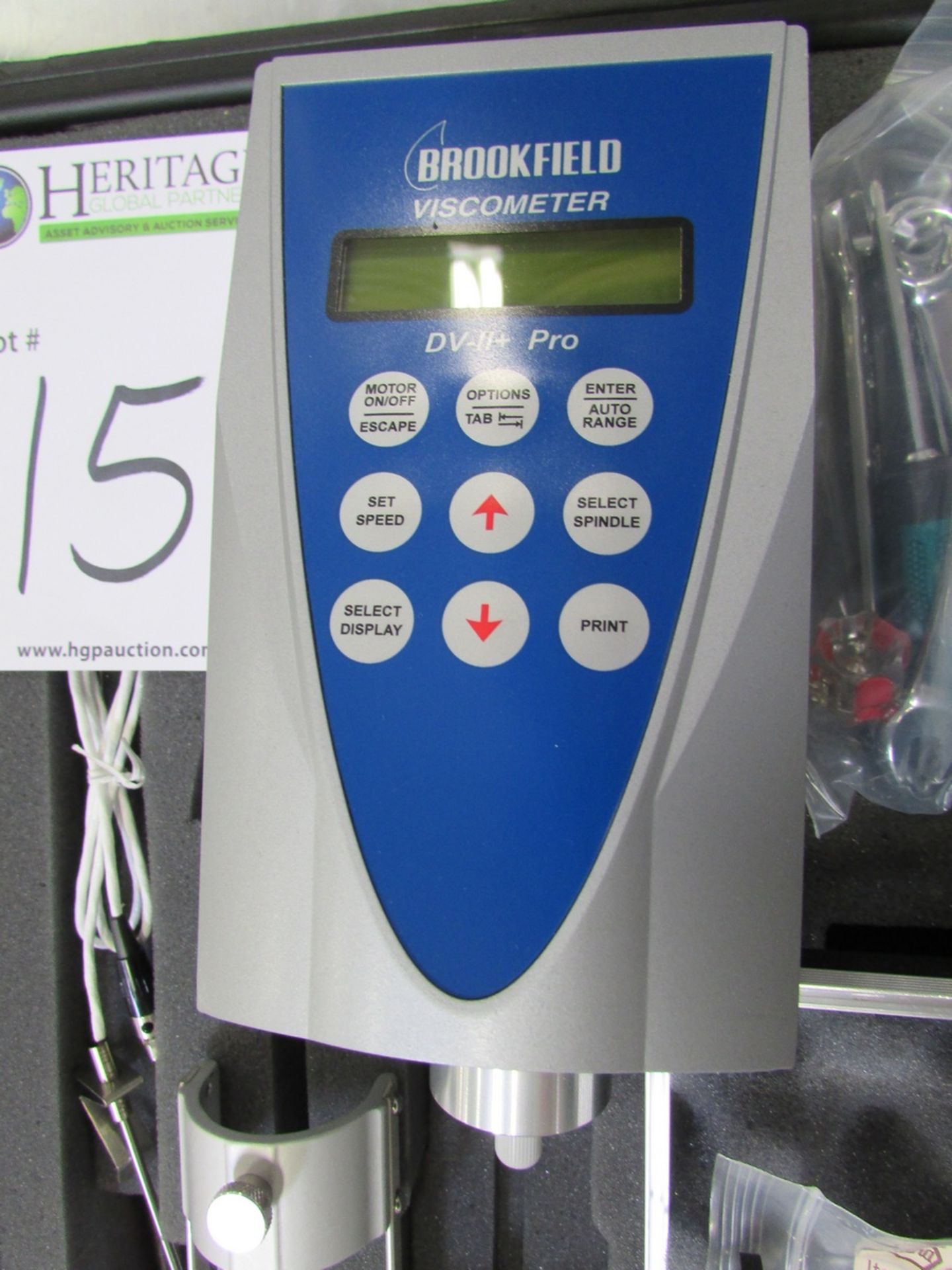 Brookfield Engineering LVDV-II+P Programmable Viscosity Meter -100°C to 300°C Temp Sensing Range, - Image 2 of 3