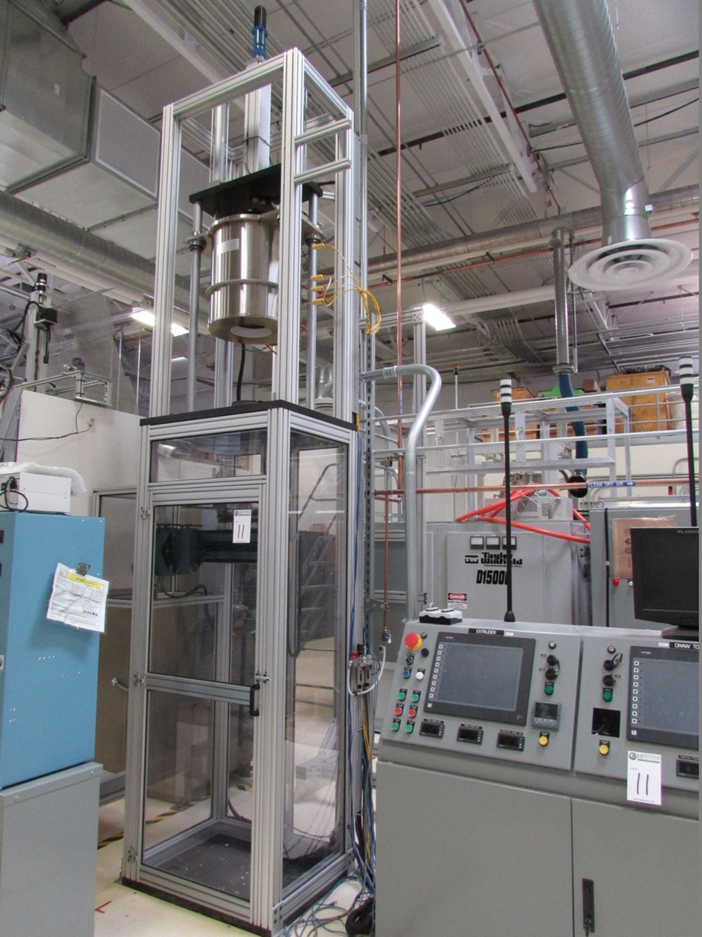 Advantek Engineering 1850Kg Rod, Tube and Ribbon Glass Extrusion Tower and Fiber Optic Draw Tower - Image 2 of 29