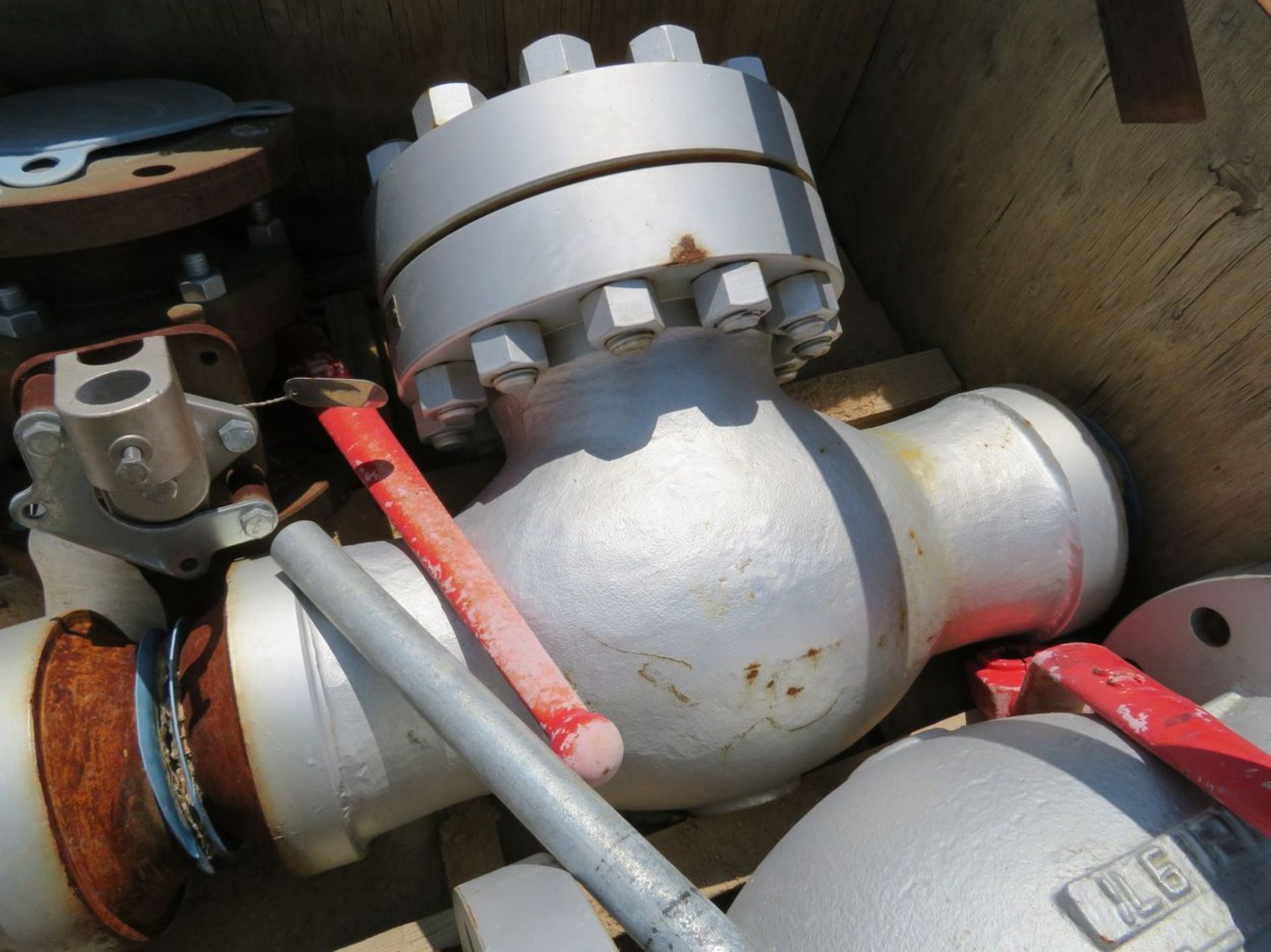 Check Valves. Lot: (1) 6" Newco, 300 Pressure Class, (2) 4" Bvalve . Alpha West. Asset Located at - Image 4 of 7