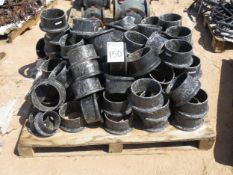 Lot of 6" Fiberglass Flanges. Alpha West. Asset Located at 42134 Harper Lake Road, Hinkley, CA