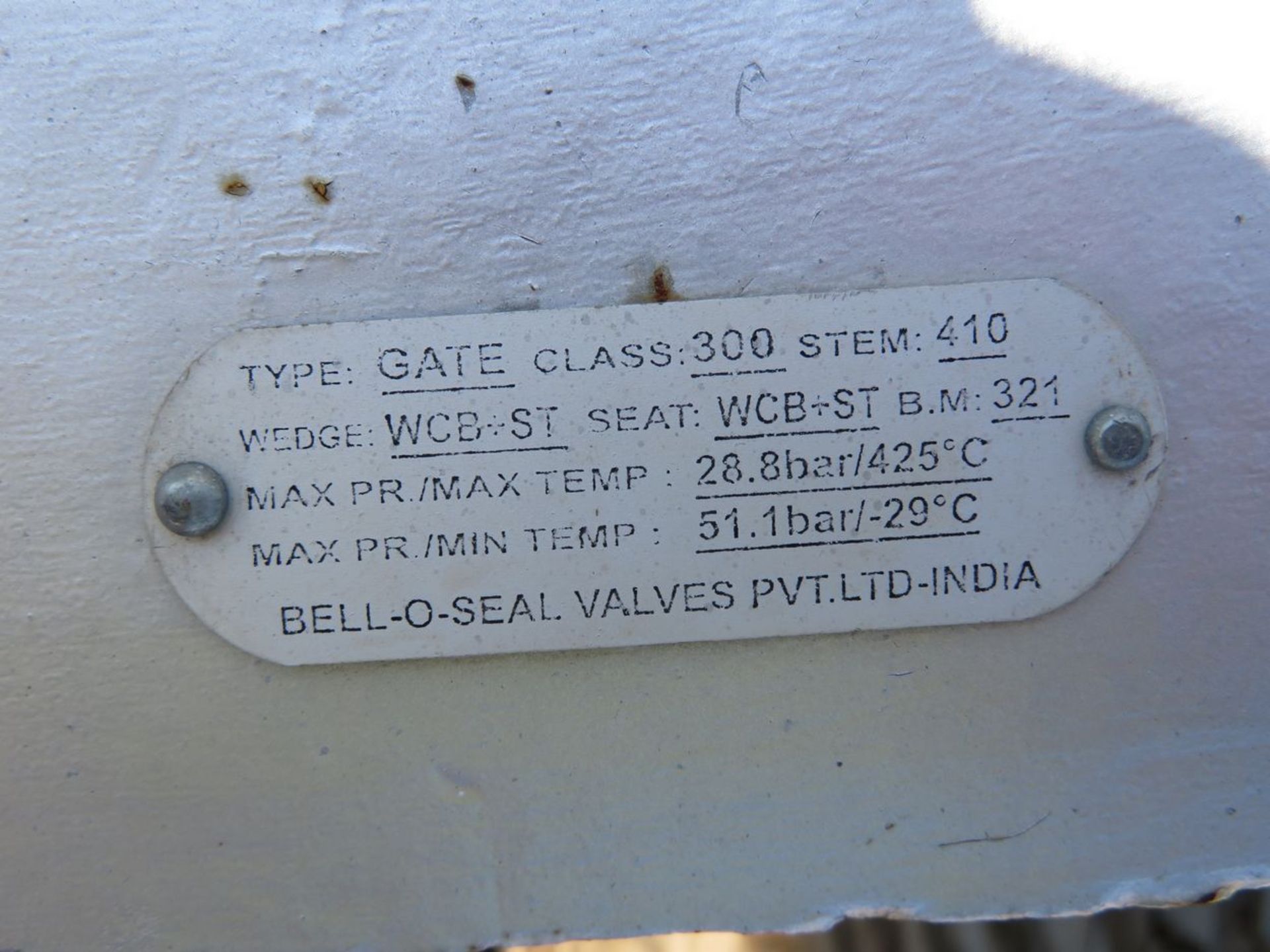 AKLT Gate Valves. Lot: (2) 3" & (2) 4", 1600LB Pressure Class, 255.3 Bar Max Pressure at 38°C. Alpha - Image 10 of 13