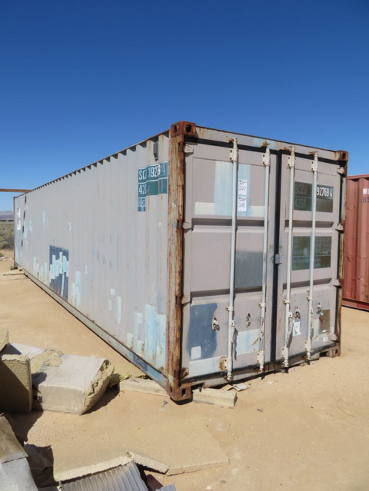 Xinhui CIMC Container Co. 1AA-147GC40 Shipping Container, 40' x 8' x 102"H, 2,389 Cu.Ft, 7,940 LBS