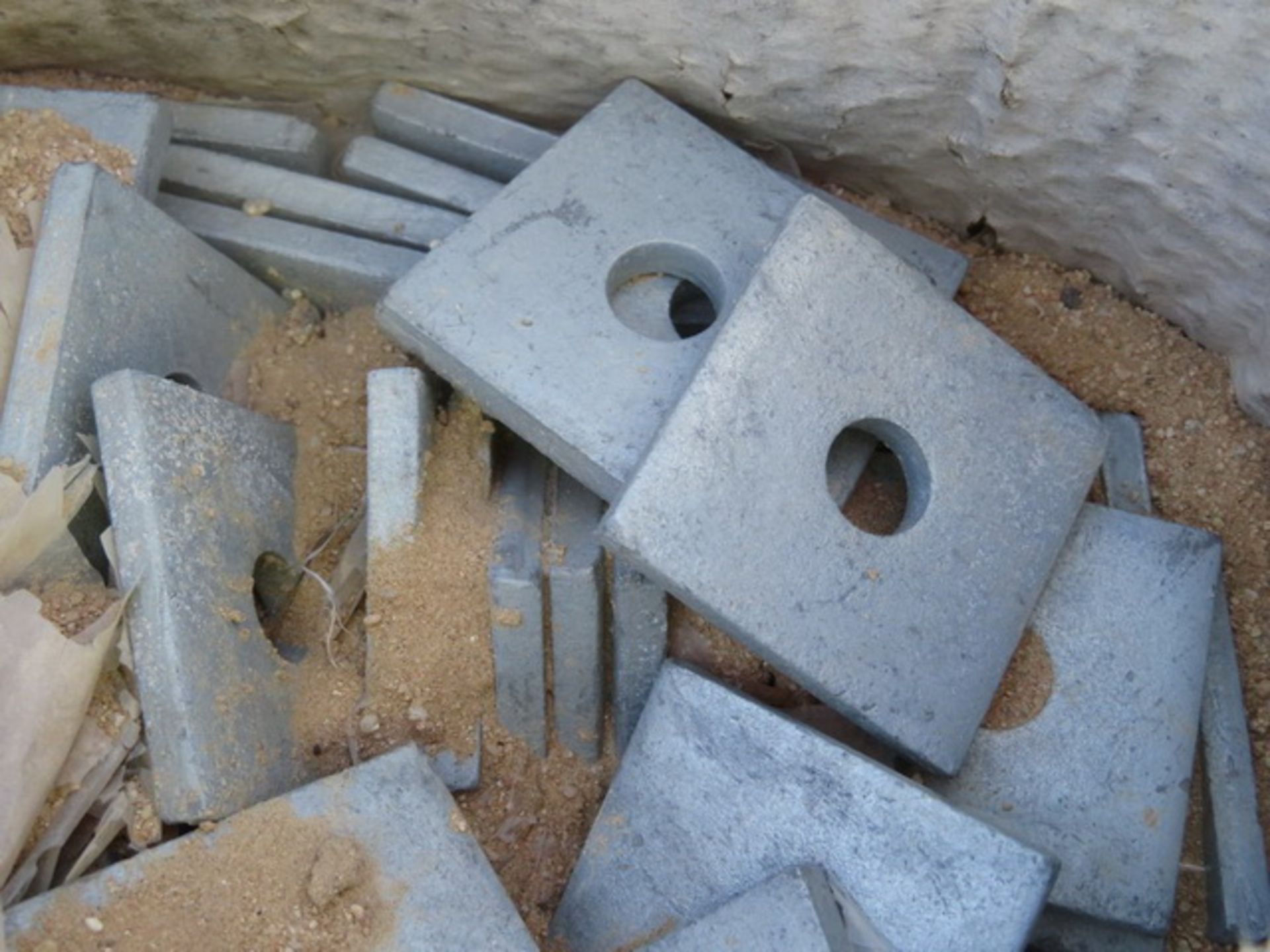 Lot: (8) Pallets of Assorted Hardware. To Include 1/2" Clamps, Unistrut P2072A Post Braces, Hilti - Image 12 of 22