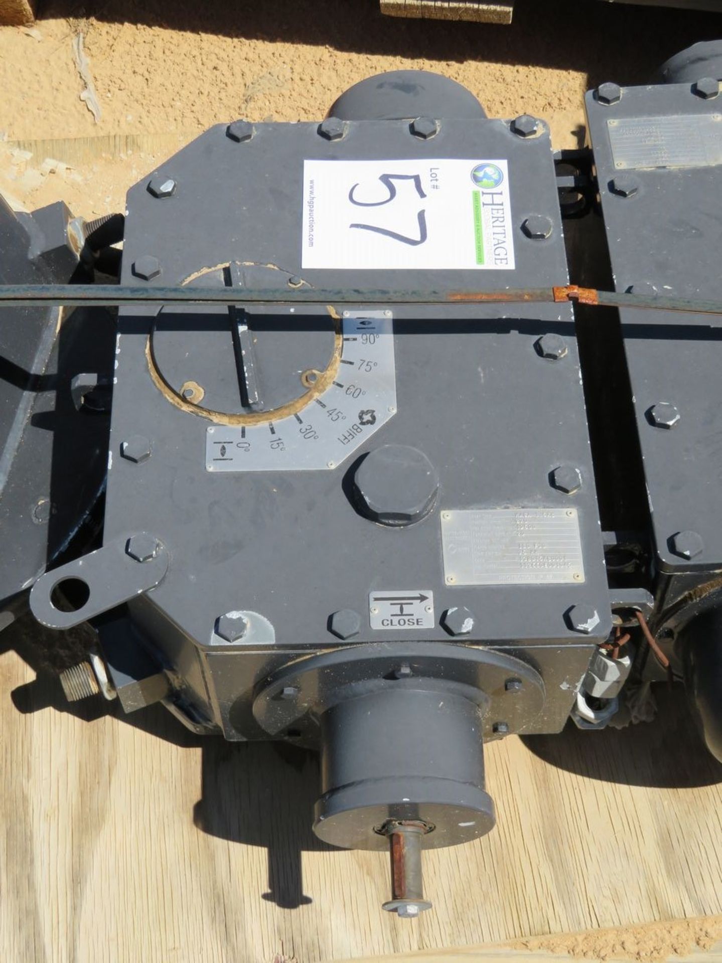 Biffi Actuators. Lot: (3) 75mm Stem Diameter, 20 Handwell Turns, 90° Rotation, 270 Nm Input - Image 6 of 7