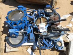 Keystone Butterfly Valves. Lot to Include: (7) 10", (2) 8", (1) 6", (3) 3-1/2" & (1) 3". Alpha West.