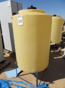 Poly Tank, 51" x 36"OD, 1" Discharge. Asset Located at 42134 Harper Lake Road, Hinkley, CA 92347.