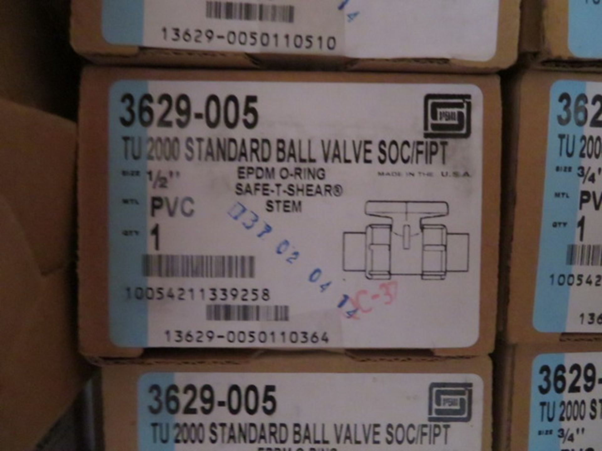 Remaining Contents of Shipping Container. To Include PVC Pipe Fittings, PVC Ball Valves CWC 3/8" - Image 48 of 61