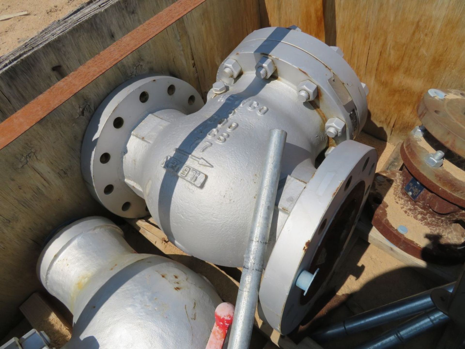Check Valves. Lot: (1) 6" Newco, 300 Pressure Class, (2) 4" Bvalve . Alpha West. Asset Located at - Image 5 of 7