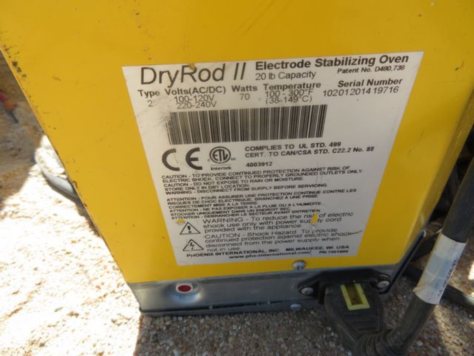 Dry Rod II Lot: (25) Electrode Stabilizing Ovens. Consisting of (20) Type 1, 10 LB Capacity, 300° - Image 5 of 7