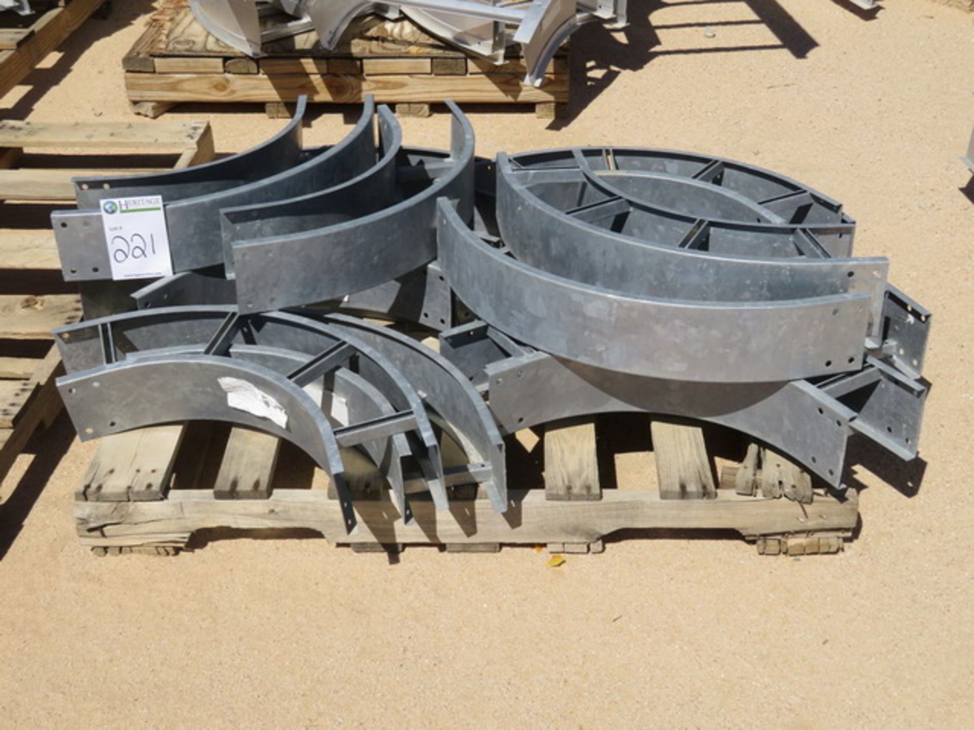 Lot: (5) Pallets of Galvanized Cable Tray. To Include 6" Tees, 6" x 90°, 24" x 90°. Asset Located - Image 10 of 10