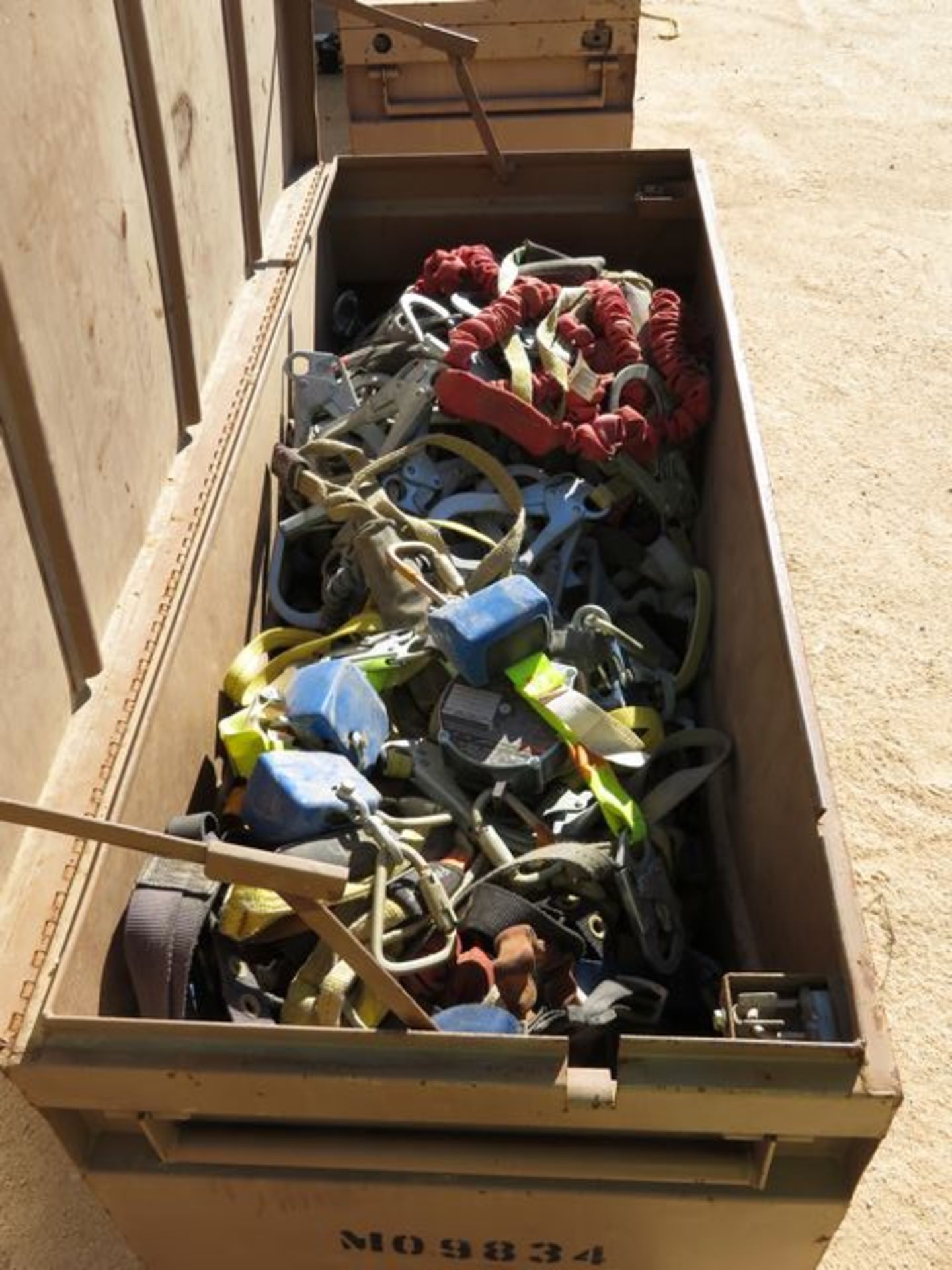 Murray Tool Chest. 60" x 24" x 33", on Castors, w/ Contents of Safety Harnesses. Asset Located at - Image 3 of 3