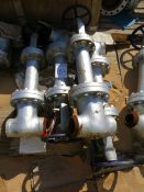 Bvalve 4" Long Neck Gate Valves. Lot: (4) 300LB Pressure Class, 57.5/102.1 Bar Max Pressure 425/-