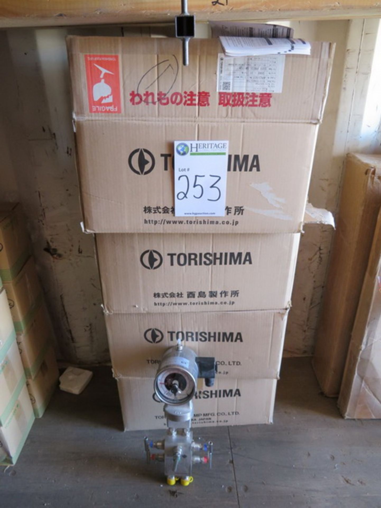 Torishima Pump Wika 732.31.100 Lot: (5) Pressure Gauges. Asset Located at 42134 Harper Lake Road,