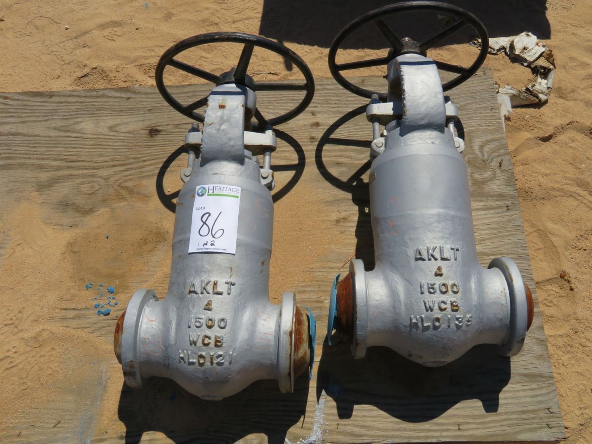 AKLT Gate Valves. Lot: (2) 3" & (2) 4", 1600LB Pressure Class, 255.3 Bar Max Pressure at 38°C. Alpha - Image 3 of 13