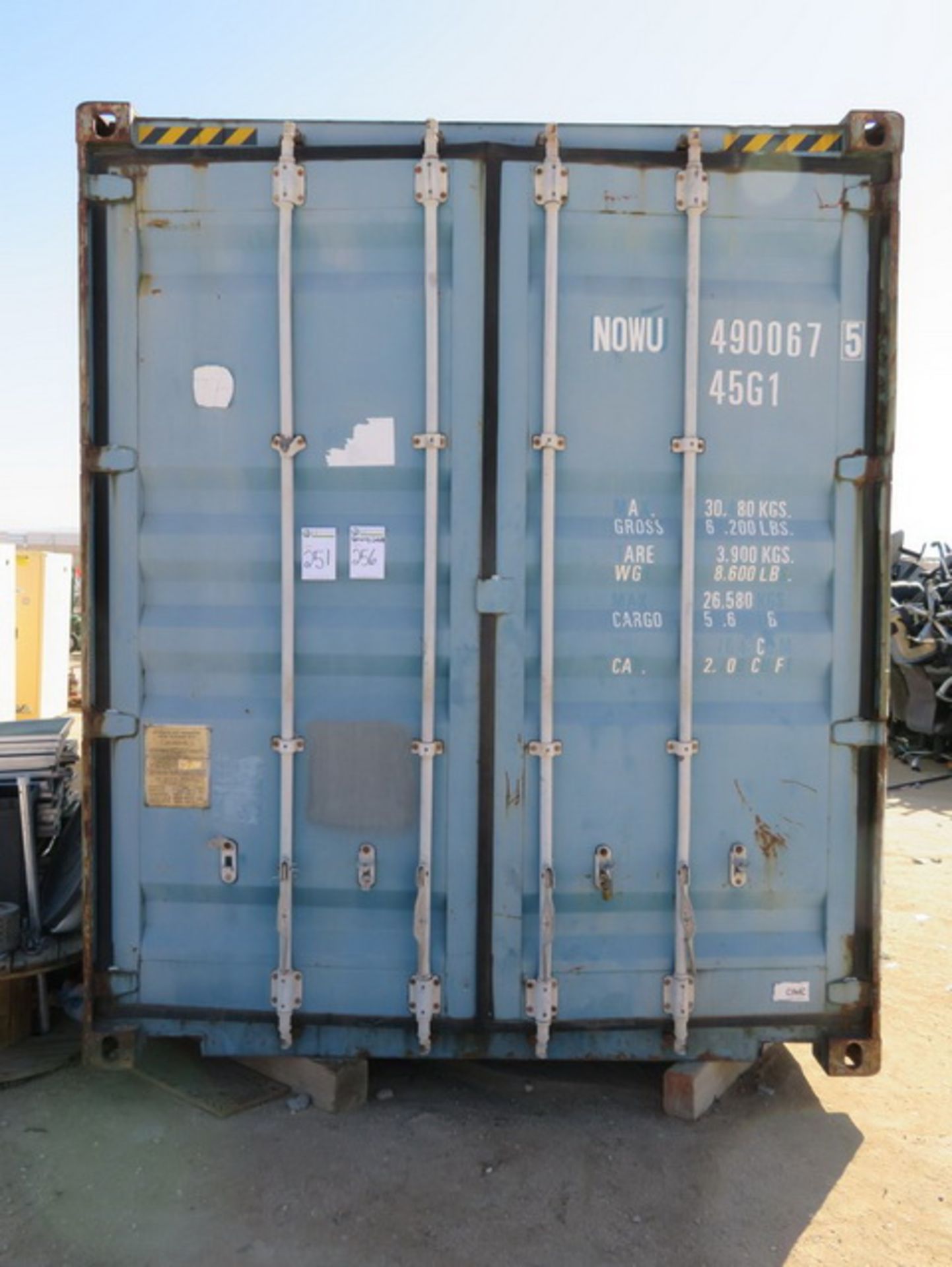 CIMC-NSSC 1AAA-10HC40-22G Shipping Container, 39' x 8' x 114"H, 8,600 LBS Tare Weight, 67,200 LB - Image 5 of 6