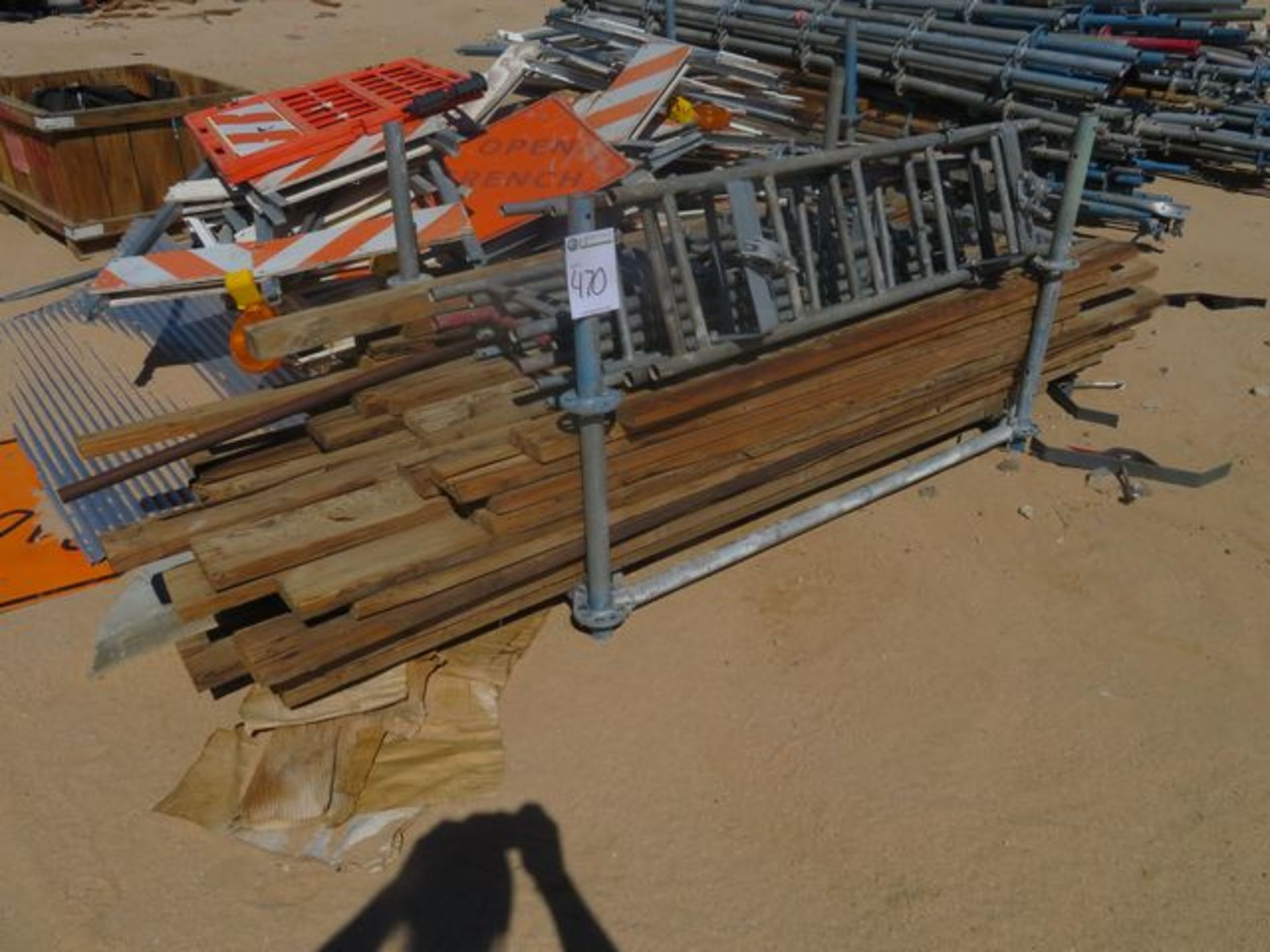 Scaffolding. to Include Uprights, Crossbars, Doors, Leveling Jacks, Clamps & Walk Boards. Asset - Image 3 of 24