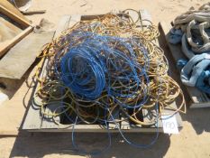 Large Qty of Assorted Electrical Cords & Hoses. Asset Located at 42134 Harper Lake Road, Hinkley,