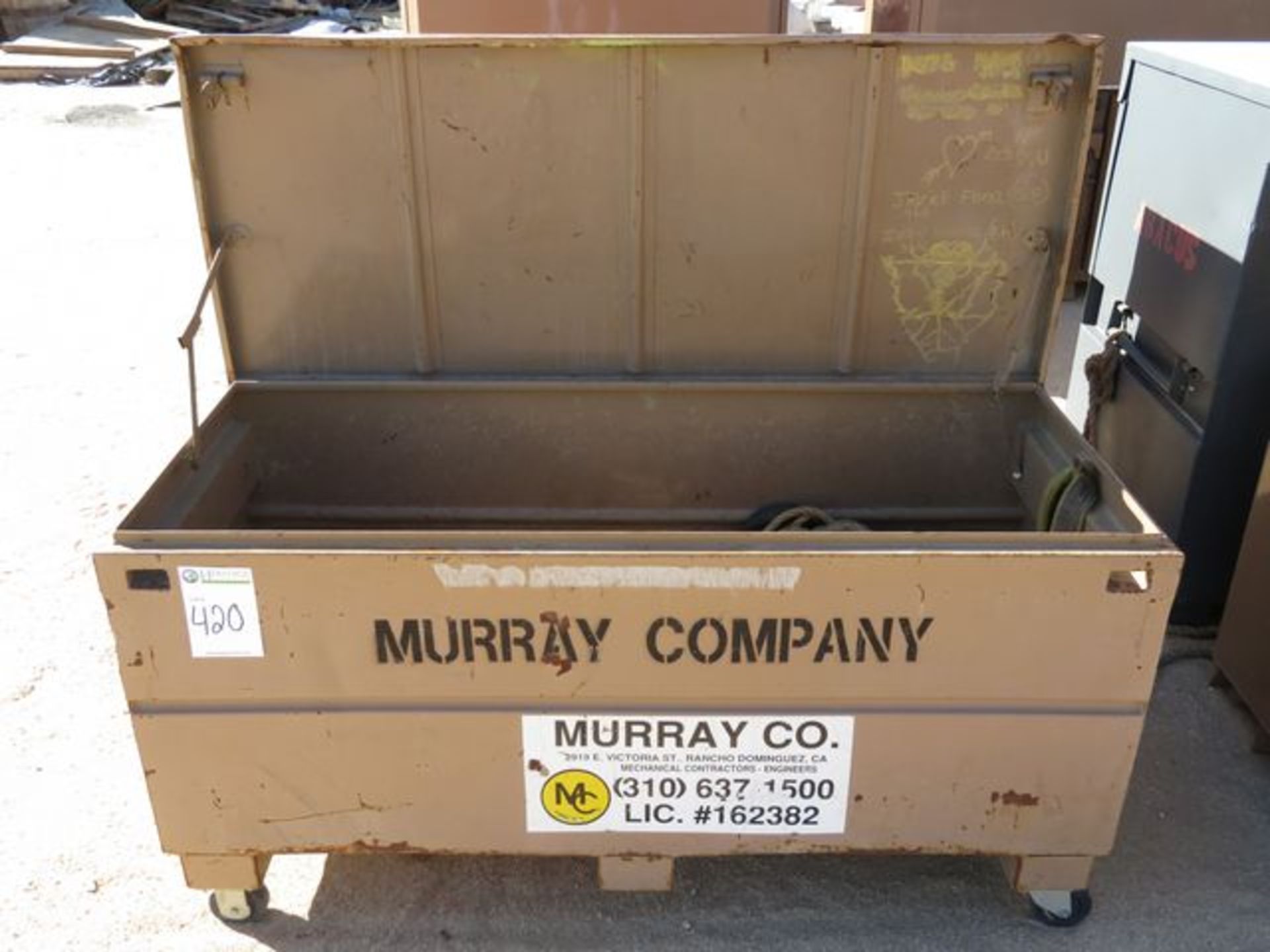 Murray Tool Chest. 60" x 24" x 33", on Castors. Asset Located at 42134 Harper Lake Road, Hinkley, CA - Image 2 of 3