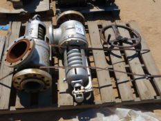 Farris Engineering 420/QA13-170 Safety Relief Valves. Lot: (2) 6x0x8 Size and Orifice, 825 PSI Set