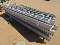 Aluminum Cable Tray. Lot: Approx. (15) 6" x 20', (15) 12" x 20', (4) 18" x 20' & (22) 30" x 20'.