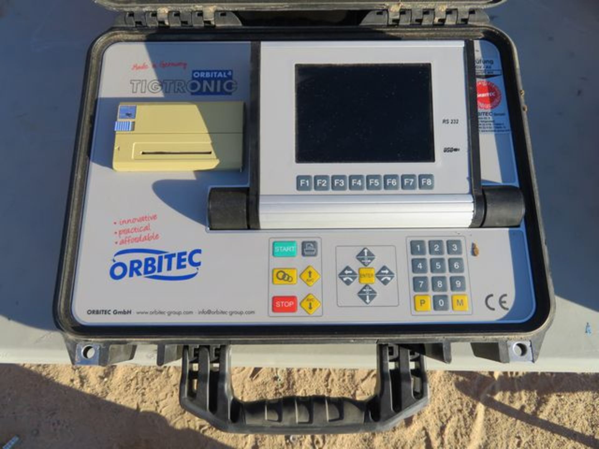 Orbitec Tigtronic Orbital 4 Weld Controller. 100-240V, 1-2A, 50-60 Hz, 1-PH. SN# 1207748. Asset - Image 2 of 3