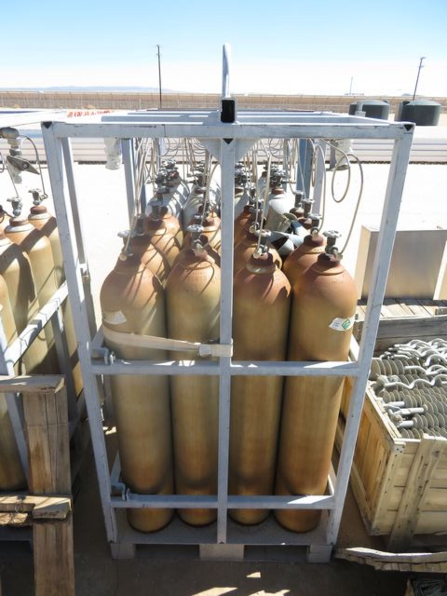 Olympic Machine & Welding Inc. Lot: (3) Carbon Dioxide Distribution Tank Racks. 4,000 LB Capacity, - Image 5 of 5
