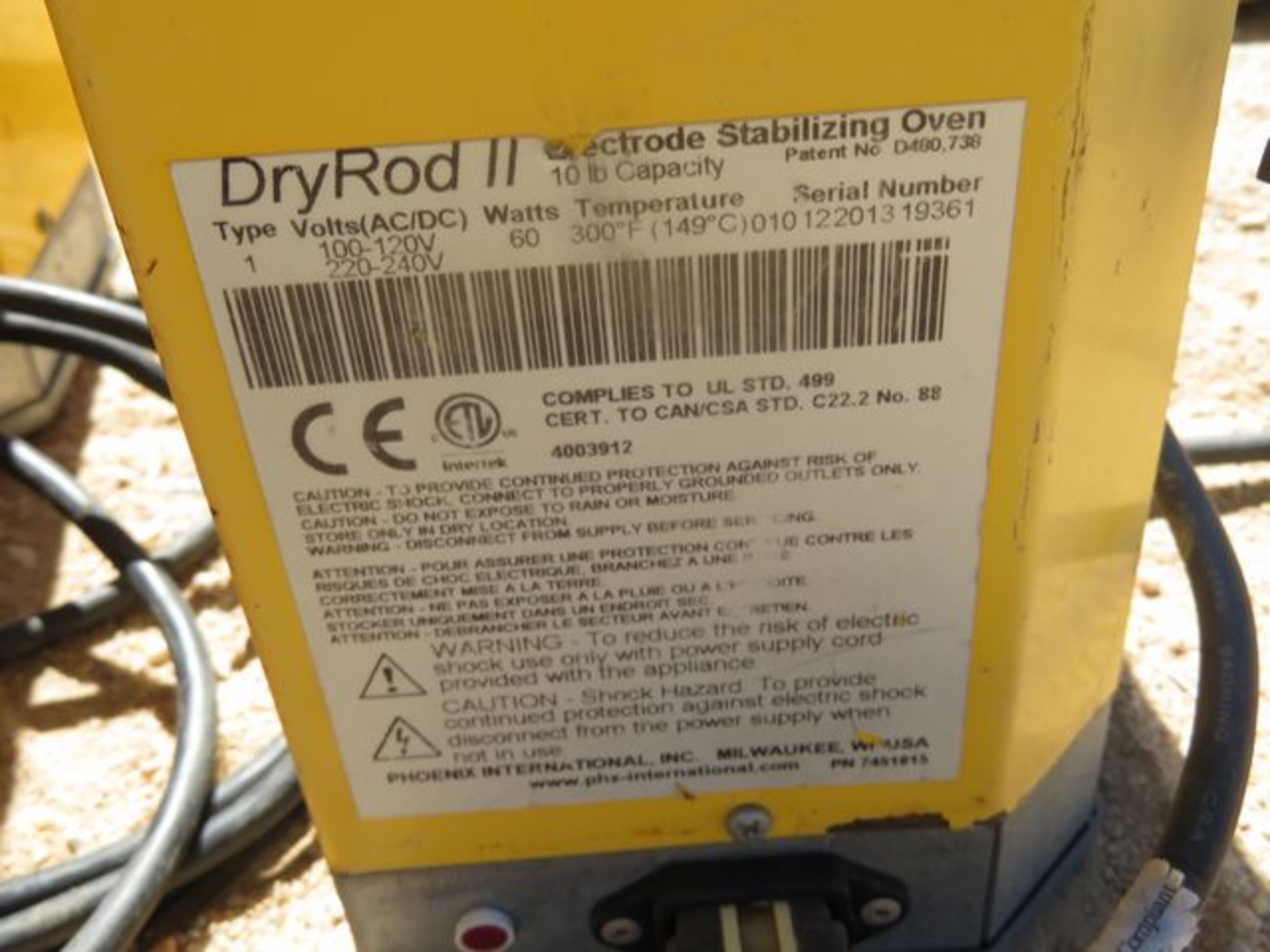 Dry Rod II Lot: (25) Electrode Stabilizing Ovens. Consisting of (20) Type 1, 10 LB Capacity, 300° - Image 7 of 7