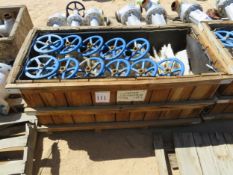 Hancock 3" Gate Valves. Lot: (11) 300LB Pressure Class, 2.88/5.11 Bar Max Pressure 425/-29°C.