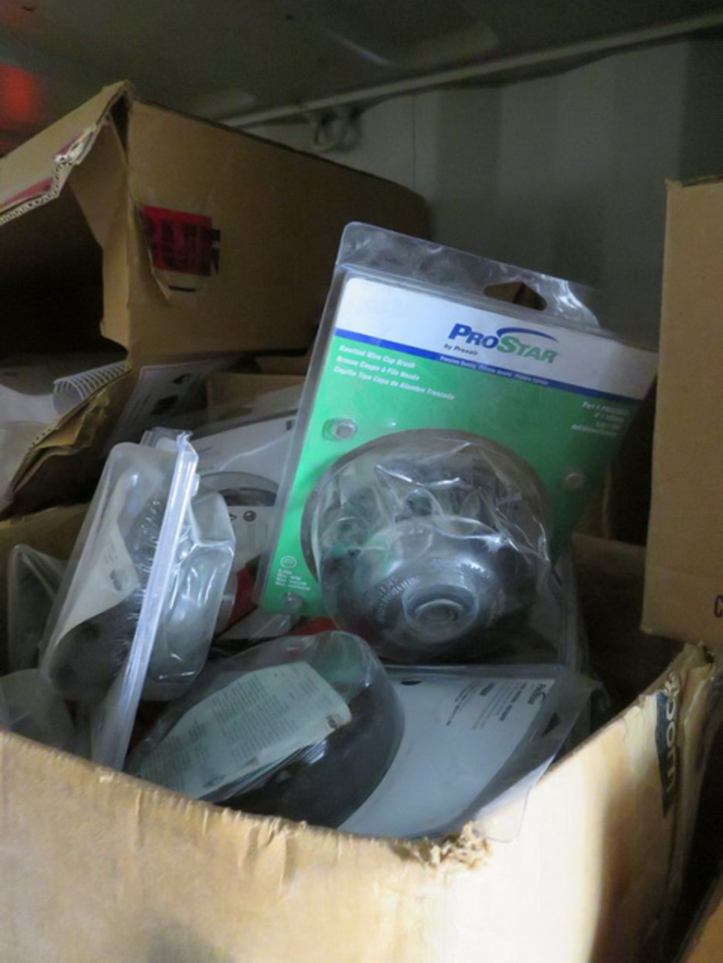 Contents of Shipping Container To Include Face Shields, Blackstone Flap Wheels, Grinding Wheels, - Image 76 of 128