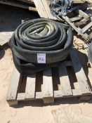 5" Water Discharge Hoses. Lot: (2) 150 PSI Max Pressure. Alpha West. Asset Located at 42134 Harper