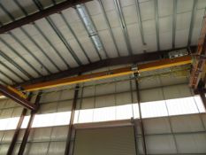 Kone Crane 2.5-Ton Bridge Crane. Approx. 55' Span, w/ (2) Remote Controlled 1.2-Ton Capacity