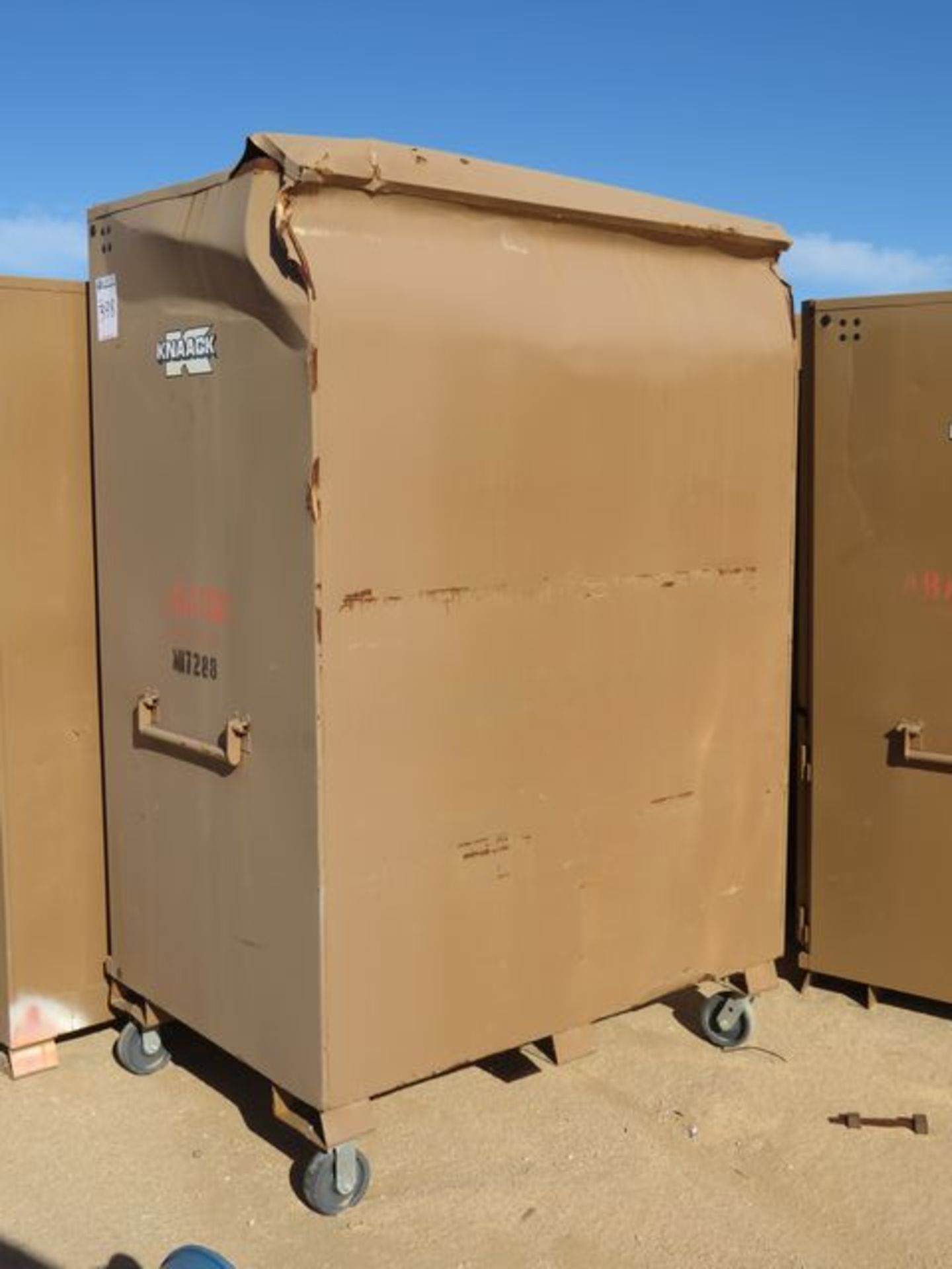 Knaack 199-01 Field Station. 60" x 42" x 90", on Castors, Missing Door. Asset Located at 42134 - Image 2 of 2