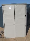 Pump Cabinet. Lot to Include (1) Pro Square Plus Model TPSP85-T52 30 Gallon Steel Tank & (1) Gould