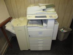 Gestetner DSm645 Office Copier, includes document feeder & collator. HIT# 2179472. office I.T. room.