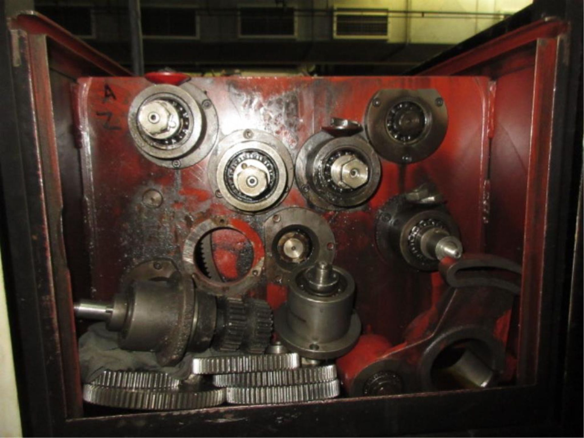 ACBF 3055 BI 2X1 Twisting Machine, (1983), 120 spindles, parts machine, please inspect. SN# T410- - Image 4 of 8